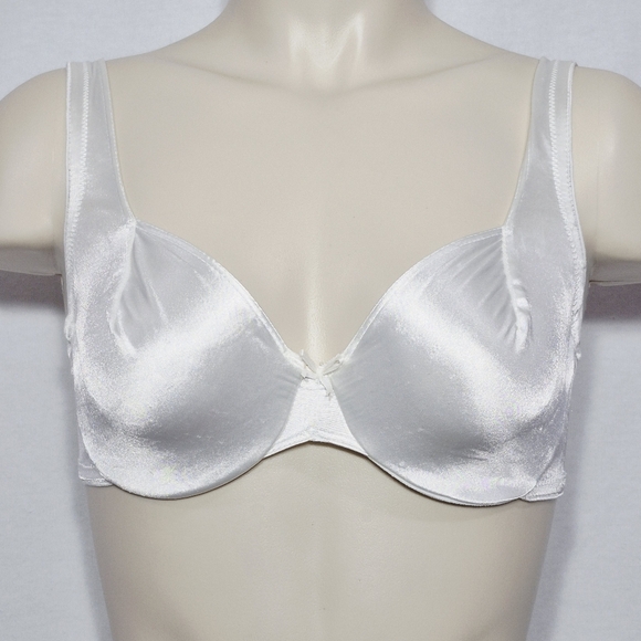 34C Maidenform‎ Vintage 7819 Satin Seduction Unlined Satin Bra White - Picture 1 of 6